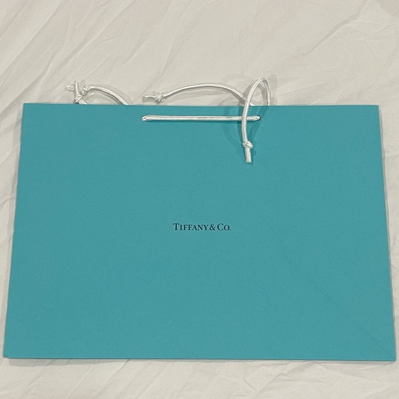 3/$40 NEW Tiffany & co shopping bag large rectangle size! - Picture 2 of 4